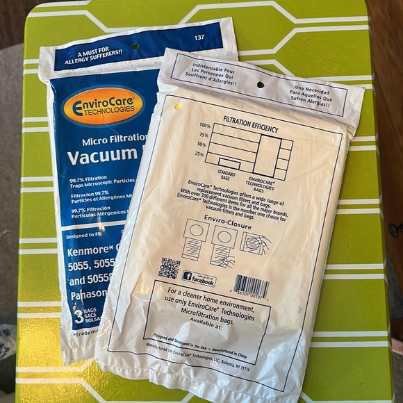 Environcare Vacuum Bags - new unopened - Picture 2 of 2